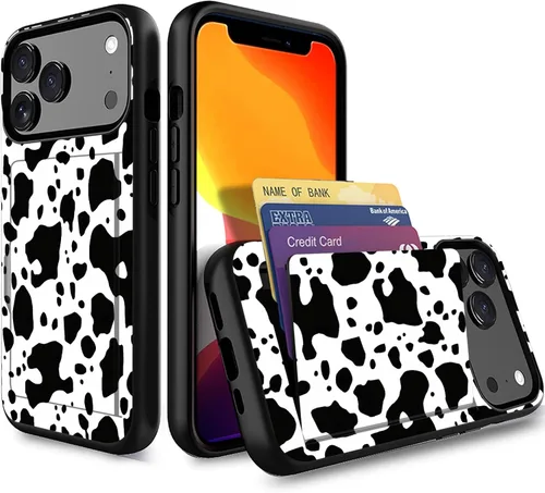 Miniatura 9 de Funda para iPhone Air, funda tipo cartera con ranura para tarjeta oculta, a prueba de golpes, TPU y PC, funda protectora de doble capa para iPhone