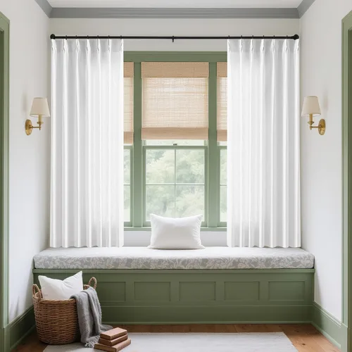 Miniatura 193 de Cortinas de lino natural con pliegues fruncidos de 120 pulgadas de largo para sala de estar, cortinas plisadas con ganchos y lengüeta trasera