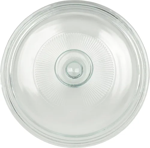 Miniatura 2 de CorningWare G-5C - Tapa de vidrio de repuesto redonda acanalada transparente de 1.5 cuartos de galón