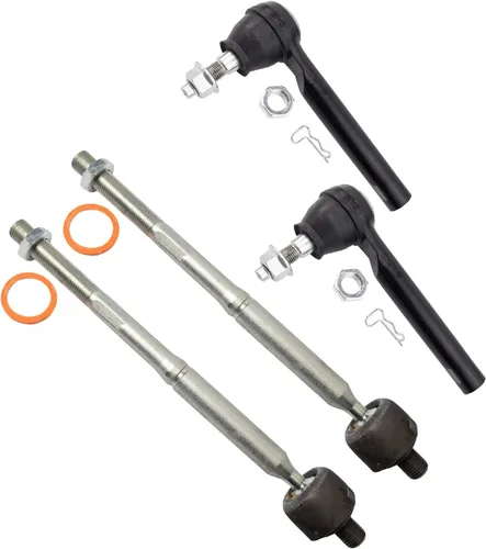 Miniatura 32 de TRQ Juego de barras de acoplamiento delanteras interiores y exteriores de 4 piezas compatible con Jeep Cherokee 1991-2001 y Comanche 91-92