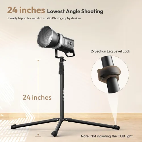 Miniatura 4 de ULANZI T270 Soporte de Luz - Soporte de Luz Ajustable de 270cm/8.8FT para Fotografía, Trípode de Iluminación de Estudio Portátil de Aluminio