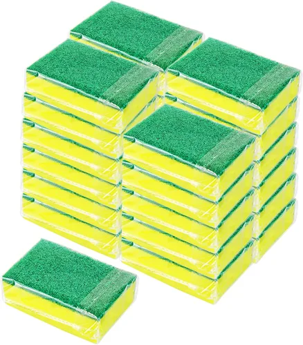 Miniatura 9 de Esponjas de limpieza de cocina, esponjas de limpieza a granel, esponjas para lavar platos que no rayan, almohadilla para fregar, esponja para platos