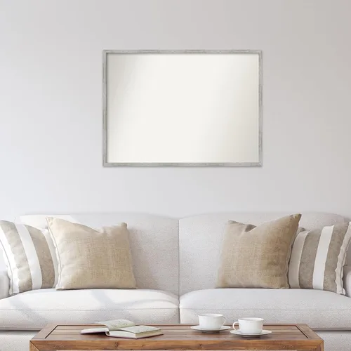 Miniatura 554 de Amanti Art Espejo de baño blanco para sobre el fregadero, 32 x 45 pulgadas, espejo de tocador rectangular blanco esbelto, marco de madera moderno