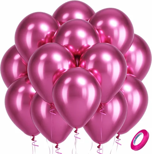 Miniatura 137 de Bezente - Globos de 12 pulgadas de látex con confeti para bodas, graduaciones, despedidas de soltera y cumpleaños, aptos para helio, dorado, 60
