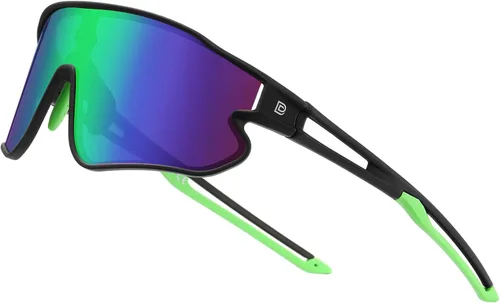 DUCO Gafas de sol polarizadas deportivas para hombres y mujeres, gafas de sol para correr, pesca, ciclismo, béisbol, protección UV400, DC0023 Marco