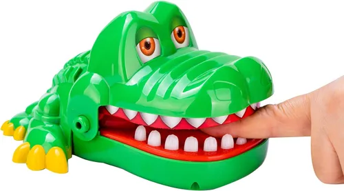 Miniatura 7 de Juego de Dientes de Cocodrilo para Niños, Juegos de Dentista de Dedo Mordedor de Cocodrilo Divertido Juego de Dientes de Caimán