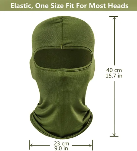 Miniatura 8 de Pasamontañas de esquí, máscara de cabeza completa, resistente al viento, protección UV, para deportes al aire libre, bufanda de esquí, gorra