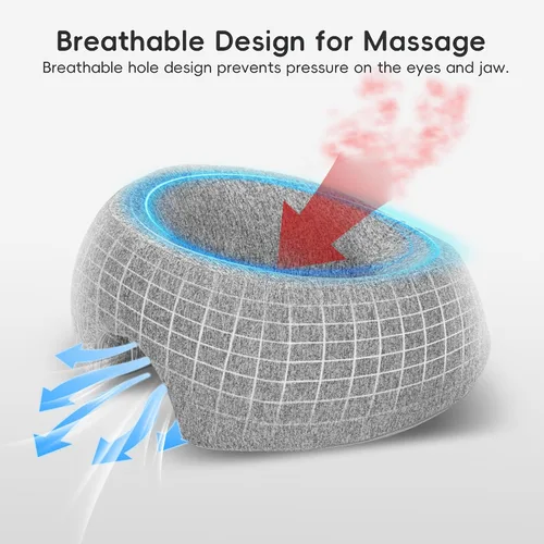 Miniatura 6 de VUSIGN Almohada facial para masaje, reposacabezas de masaje para cama, almohada facial para dormir en el estómago, para recuperación de cirugía BBL