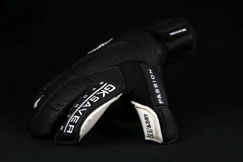 Miniatura 4 de GK Saver Guantes de portero de fútbol Passion Series Guantes de portero profesionales, talla 6 a 11, guantes salvadores extraíbles