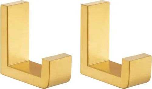 Miniatura 14 de Gancho Simple de Ángulo para Toalla Negro Mate 2 Pack, Gancho para Abrigo de Baño de Acero Inoxidable 304 para Pared
