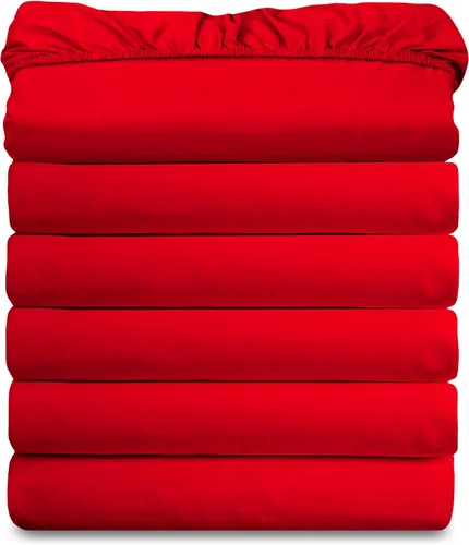 Miniatura 31 de Elegant Comfort Paquete de 6 sábanas bajeras ultrasuaves a granel – 1500 sábanas bajeras de microfibra de alta calidad hotelera, bolsillos profundos