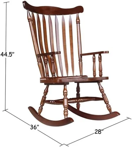 Miniatura 2 de International Concepts Williamsburg Rocker Antique Black