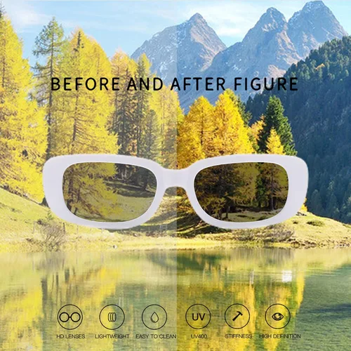 Miniatura 14 de Lxnoap Gafas de sol de marco grueso ovaladas retro atrevidas, gafas de sol ovaladas retro de Y2k, gafas de sol ovaladas ovaladas retro Mod Kurt