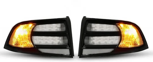KUAFU Luces traseras compatibles con Honda Acura TL 2004-2008, luces traseras del lado del conductor y del pasajero, lente transparente y carcasa