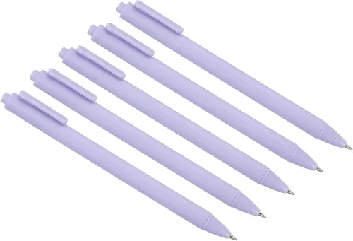 Miniatura 8 de PATIKIL Bolígrafos de gel negro, 20 unidades, punta fina, bola de rodillo de 0.020 in, bolígrafos de tinta de gel de 5.709 in, estilo de prensa