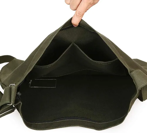 Miniatura 64 de Covelin - Bolsa de hombro informal de lona para mujer, estilo bohemio y retro, bolsa de mano, bolso cruzado, tamaño grande