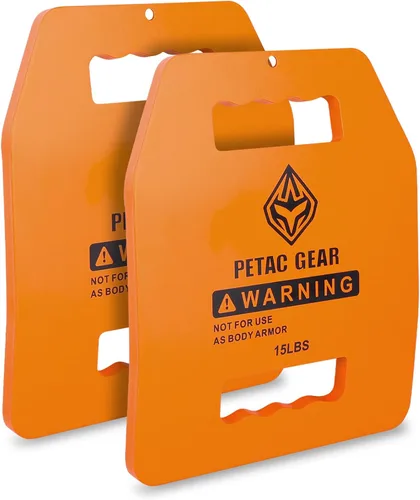 Miniatura 10 de PETAC GEAR Placas de Peso Tácticas Para Chaleco Con Peso Para Hombres Entrenamiento, 5/10/15/20 LBS Equipo de Chalecos de Entrenamiento de Fuerza