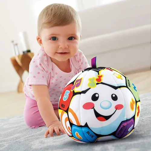 Miniatura 3 de Fisher-Price Juguete de bebé a niño pequeño para reír y aprender cantando pelota de fútbol musical con frases educativas para bebés a partir de 6