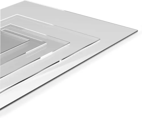 Miniatura 2 de Značkové akrylové sklo Deska, velikost A4 nebo 11.693 x 8.268 in, 0.118 in, plast pro stavbu modelů, dům a zahradu, barva písma: Transparente