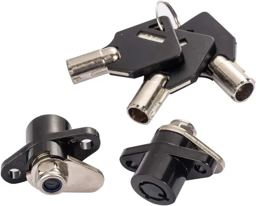 Juego de cerraduras de motocicleta para Harley Davidson Touring modelos 1993 - 2013, cerraduras de alforjas con cerradura de llave con 3 llaves Negro