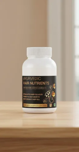 Miniatura 2 de Generic DHT Blocker - Vitaminas ayurvédicas para el cabello, sin gluten a base de plantas, biotina, omega-3 y semillas de lino, controla la caída