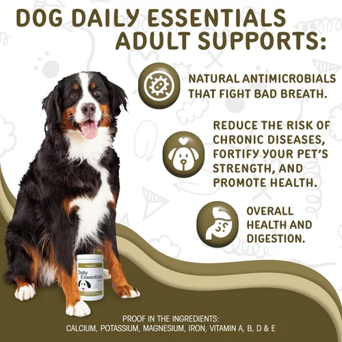 Miniatura 2 de waggedy Daily Essentials - Masticables suaves para adultos, multivitamínico para perros y partidario del sistema inmunológico, suplemento
