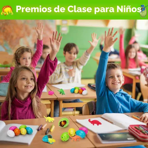 Miniatura 3 de 60 huevos pequeños de dinosaurio para incubación de dinosaurios, regalos de fiesta de cumpleaños, regalos de graduación, bolsas de golosinas