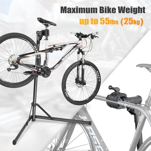 Miniatura 2 de BikeHand Soporte de reparación de bicicletas, soporte de trabajo portátil para mecánicos de bicicletas para el hogar, para mantenimiento