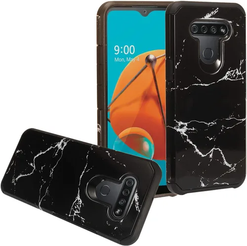 Miniatura 14 de Para LG K51, LG Reflect (LM-K500) - Funda híbrida de TPU - AC4 Azul