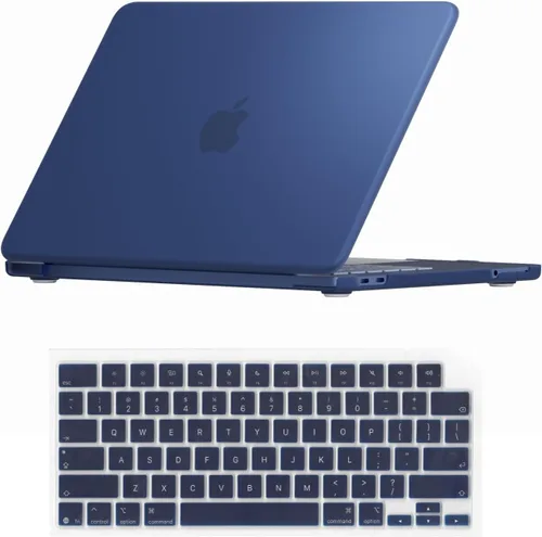 Miniatura 77 de Se7enline Compatible con MacBook Air 2025 2024 2023 de 15 pulgadas M4 M3 M2 Funda rígida para laptop Mac Air de 15.3 pulgadas M4 M3 M2 Chip