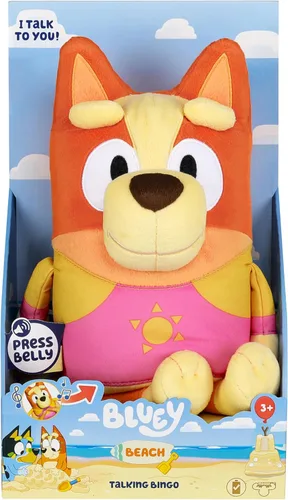 Miniatura 11 de Bluey - Peluche parlante Bandit (papá) de 14 pulgadas con 9 frases y tema musical