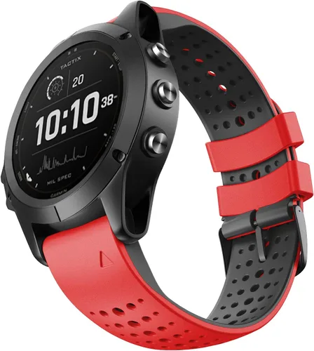 Miniatura 20 de NotoCity Correa de reloj de silicona de 0.866 in para Garmin Fenix 6, banda de ajuste rápido de 0.866 in para Fenix 8/8 Pro 1.850 in/Fenix 7/Fenix