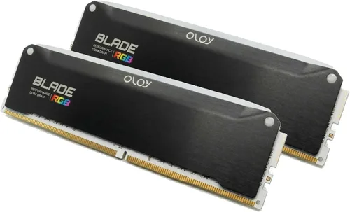 Miniatura 4 de OLOy DDR4 RAM 16 GB (2 x 8 GB) Hoja de línea capilar negra RGB 2666 MHz CL19 1.2V 288-Pin Desktop UDIMM (MD4U0826190BRHDA)