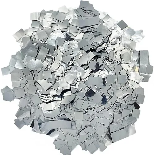 Miniatura 6 de Ultimate Confetti - Confeti cuadrado metálico azul bebé - 16 oz - 1 libra