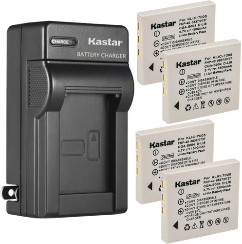 Miniatura 8 de Kastar 2-Pack Battery and AC Wall Charger Replacement for Sanyo NP-40 Battery - UF553436 Charger for Sanyo Xacti VPC-E1075, VPC-E1090, VPC-E760