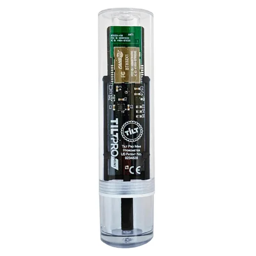 Tilt Pro MINI Higrómetro y Termómetro Inalámbrico Negro: Tecnología de Elaboración Patentada para Cerveceros Profesionales con Alta Precisión para