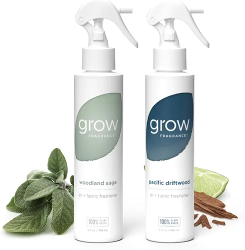 Miniatura 11 de Grow Fragrance Spray ambientador perfumado para tela y habitación, certificado no tóxico, aceites esenciales 100% a base de plantas, 5 onzas