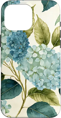 Miniatura 19 de Watercolor Shabby Chic Blue Hydrangeas Flower Case for iPhone 17