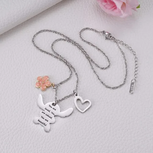 Miniatura 3 de MIXJOY Bonito collar de dibujos animados de Stitch para mujeres y niñas, inspirado en el cumpleaños de Stitch para nieta, hija, sobrina