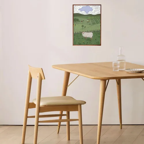Miniatura 4 de Rompecabezas de madera de esquina redondeada con atrapasueños de búho, rompecabezas de 1000 piezas para adultos y personas mayores, divertido arte