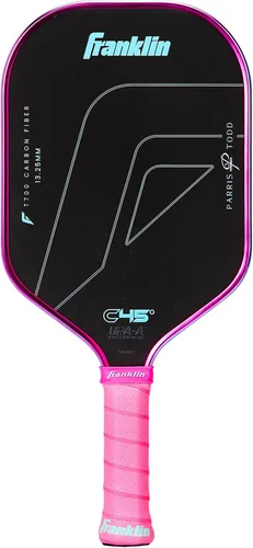 Miniatura 22 de Franklin Sports Paletas profesionales de Pickleball – Serie de fibra de carbono C45 - Aprobadas oficialmente por USAP + UPA – Diseño para jugadores