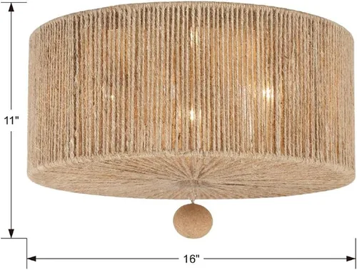 Miniatura 6 de Crystorama Jessa - Soporte empotrado de plata bruñida con 3 luces