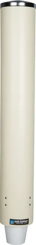 Miniatura 6 de San Jamar, Dispensador de polietileno para espuma de tazas, C4210PFSD, Blanco, 1, 1