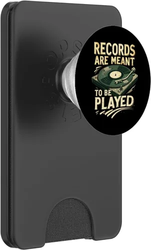 Miniatura 8 de Vinyl Record Collector Retro Music Turntable Lover PopSockets Adhesive PopGrip