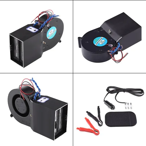 Miniatura 5 de 2 in 1 Car Heater Defroster Demister Heating Warmer Windscreen Electric Cool Fan Air Purifier 12V Blower
