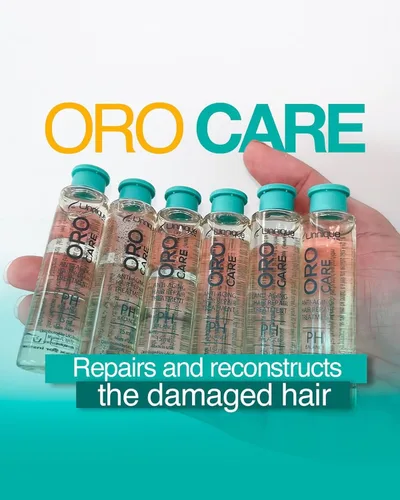 Miniatura 2 de UNNIQUE Oro Care - Ampollas para el cuidado del cabello postratamiento, extensor de tratamiento de queratina y tu seguro de queratina para bloquear