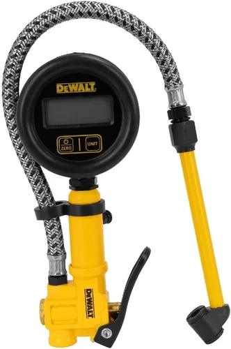 Miniatura 3 de DEWALT (DXCM024-0438) INFLADOR DIGITAL DE 2.5" CON MANGUERA TRENZADA DE ACERO DE 15