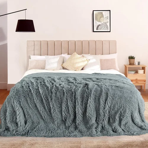 Miniatura 7 de TOONOW Manta de Piel Sintética Extra Suave y Afelpada Tamaño Queen 78"x90", Mantas y Cobertores Decorativos Ligeros Reversibles Súper Suaves