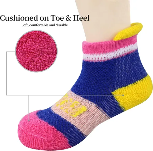 Miniatura 5 de BIOAUM Calcetines de bebé de 0 a 12 meses Calcetines de agarre para bebés recién nacidos, niños y niñas, antideslizantes, 6 pares