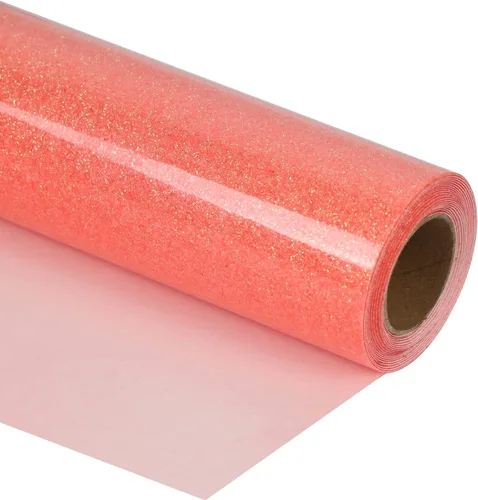 Miniatura 32 de Guangyintong Rollos de Vinilo Amarillo de Transferencia de Calor HTV, 12" x 8 pies, Superficie Brillante de Vinilo para Planchar en Camisetas, Fácil